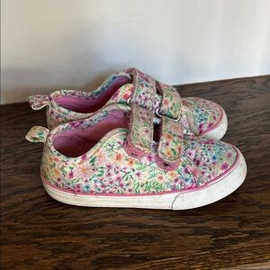 H&M Floral Kids Sneakers with Pink and Green